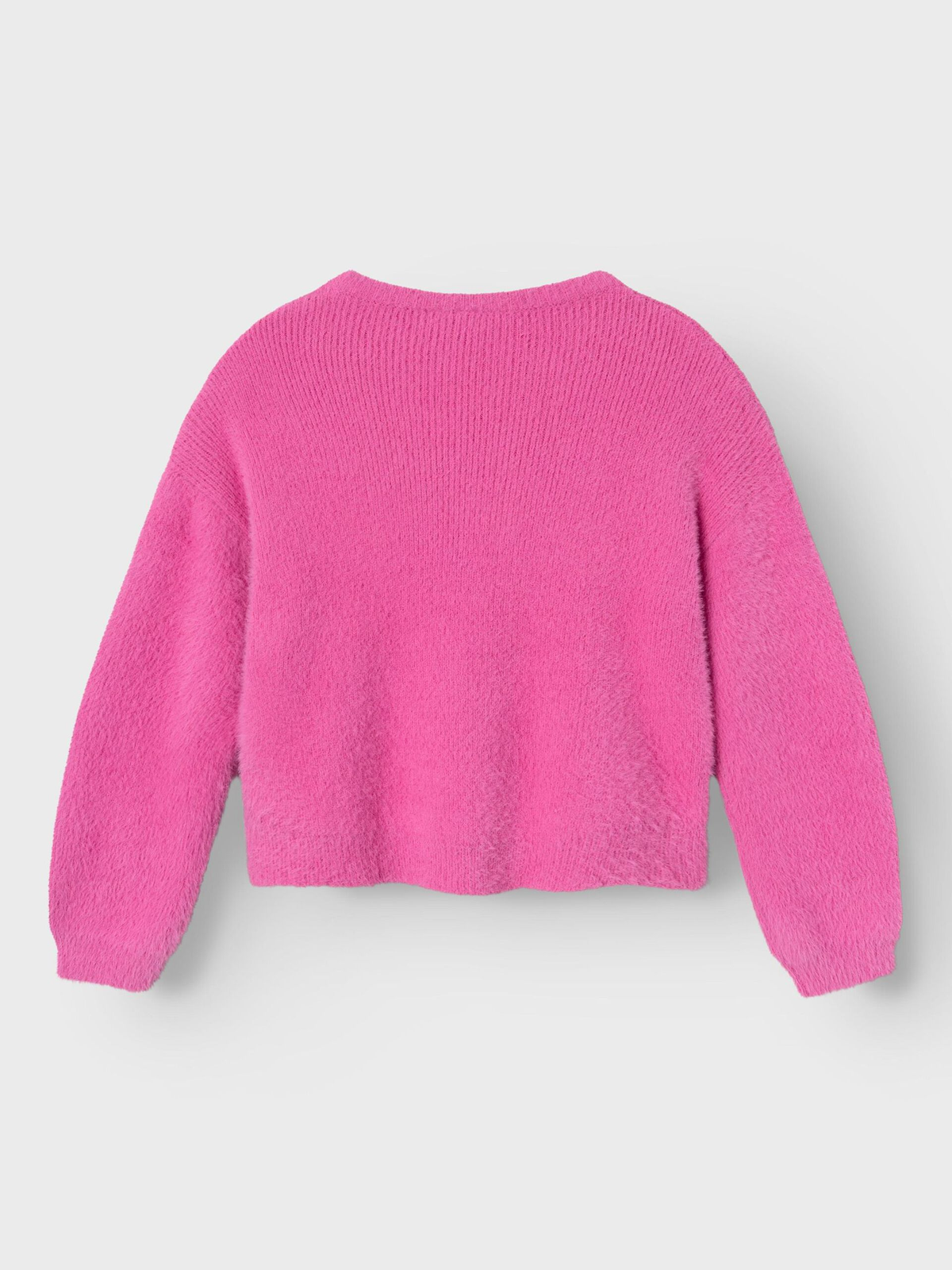 Maglione Corto Lavorato a Maglia Maglietta Bambina - 13233078fuxia