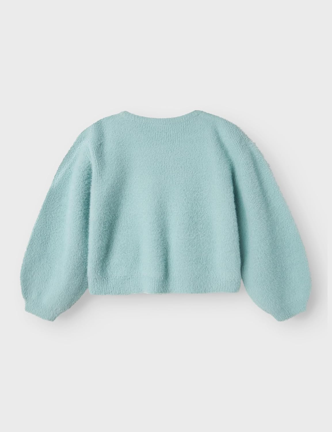 Maglione Corto Lavorato a Maglia Maglietta Bambina - 13233078verdeacqua