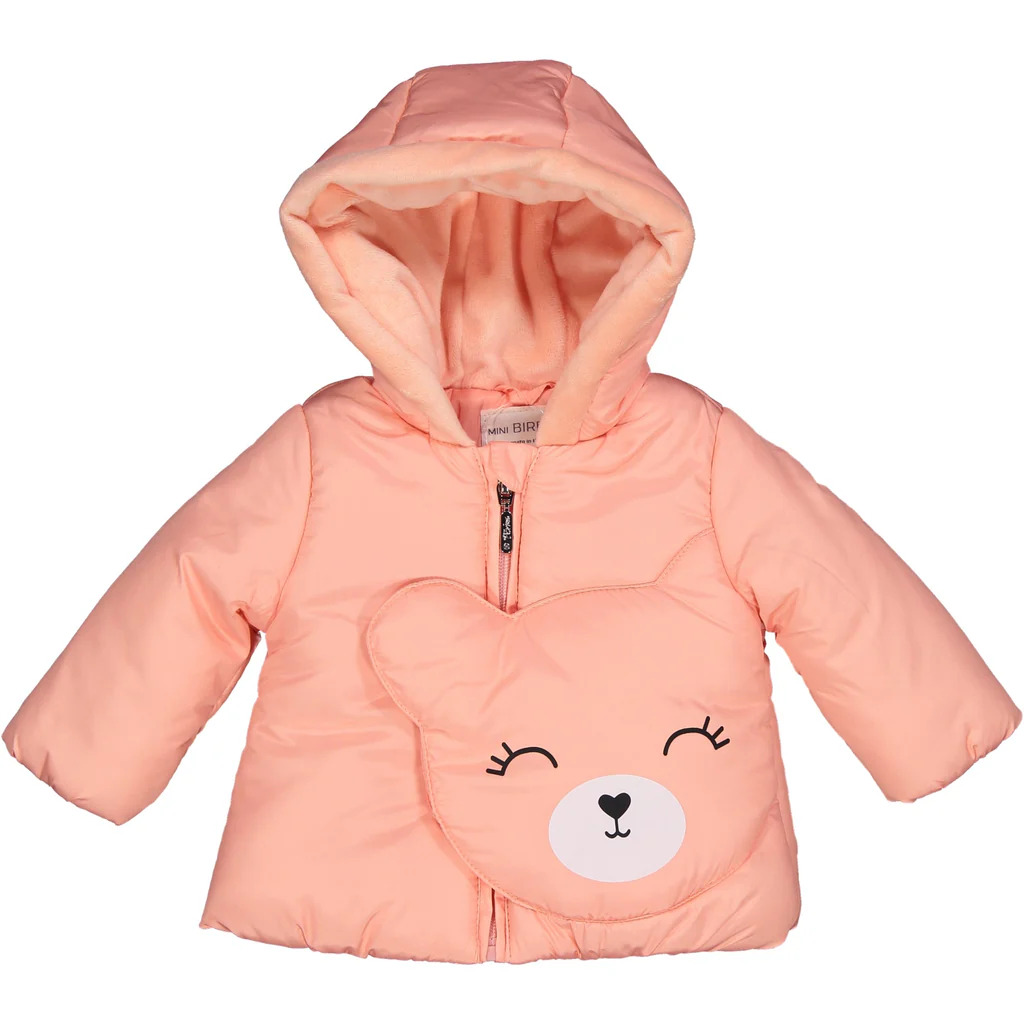 Giubbotto con Cappuccio Orsetta Bambino Neonata Mauli - 97001.00.56c