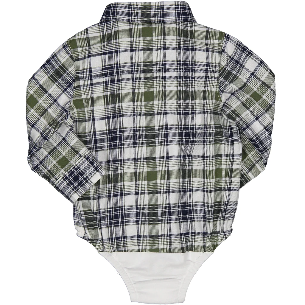 Camicia M.l. Body Fantasia Scozzese Neonato - 90002.00.92z
