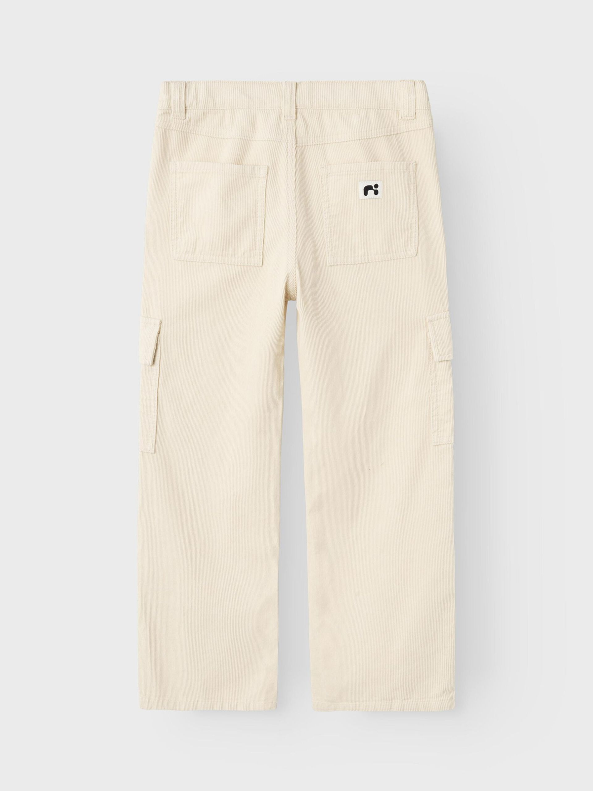 Pantalone Cargo in Velluto con Tasche Vita Regolabile Bambino - 13232639