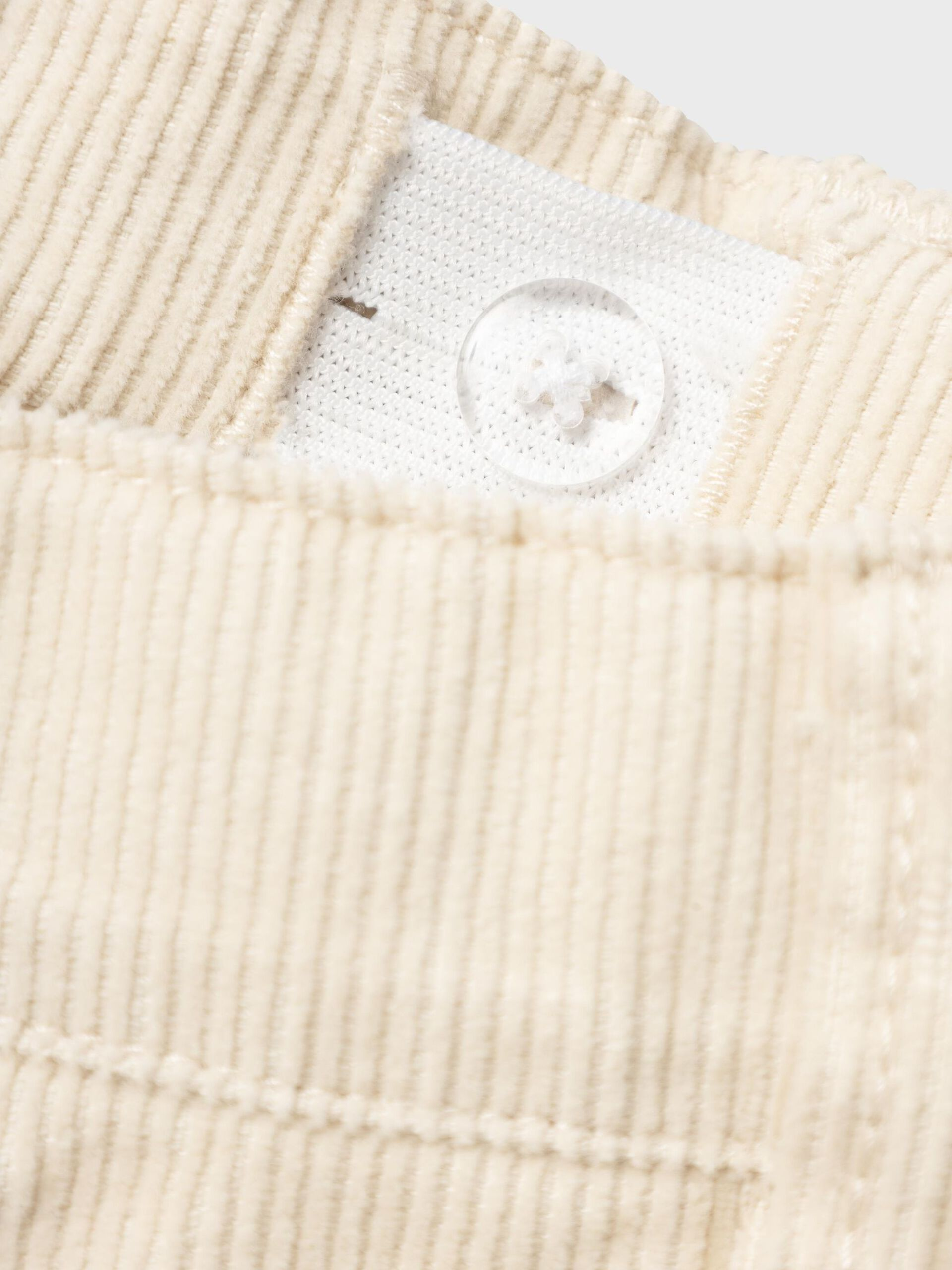 Pantalone Cargo in Velluto con Tasche Vita Regolabile Bambino - 13232639