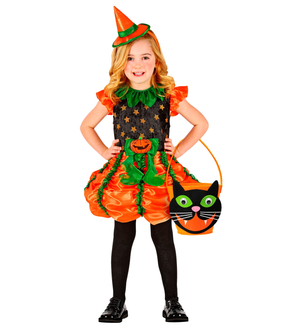 Cestino Dolcetto O Scherzetto Gatto Borsetta Accessori Halloween Carnevale - 01349