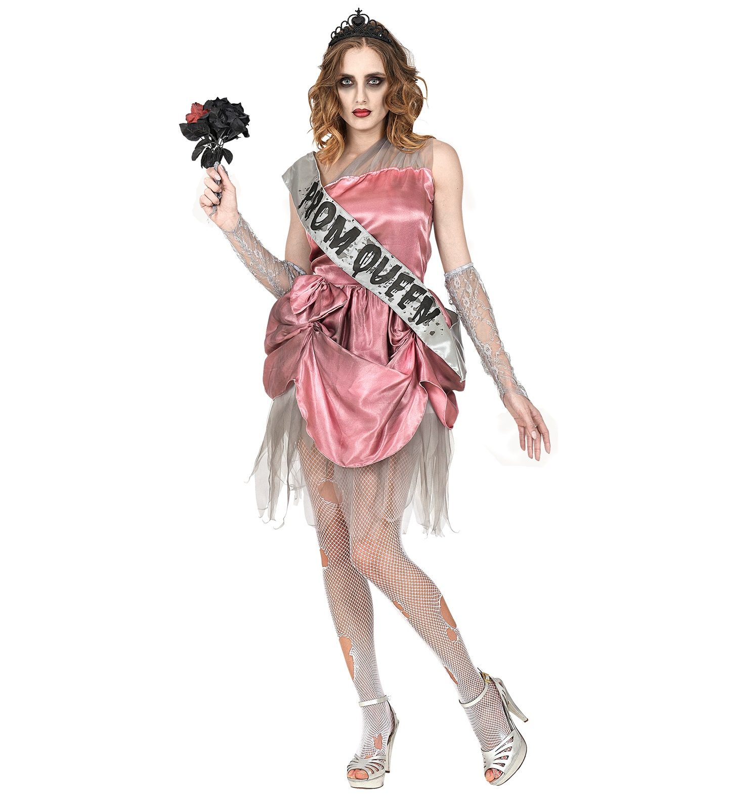 Vestito Carnevale Reginetta Del Ballo Travestimento Costume Halloween Adulto - 1070