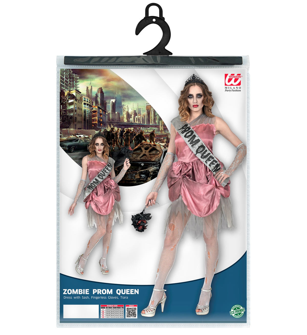 Vestito Carnevale Reginetta Del Ballo Travestimento Costume Halloween Adulto - 1070