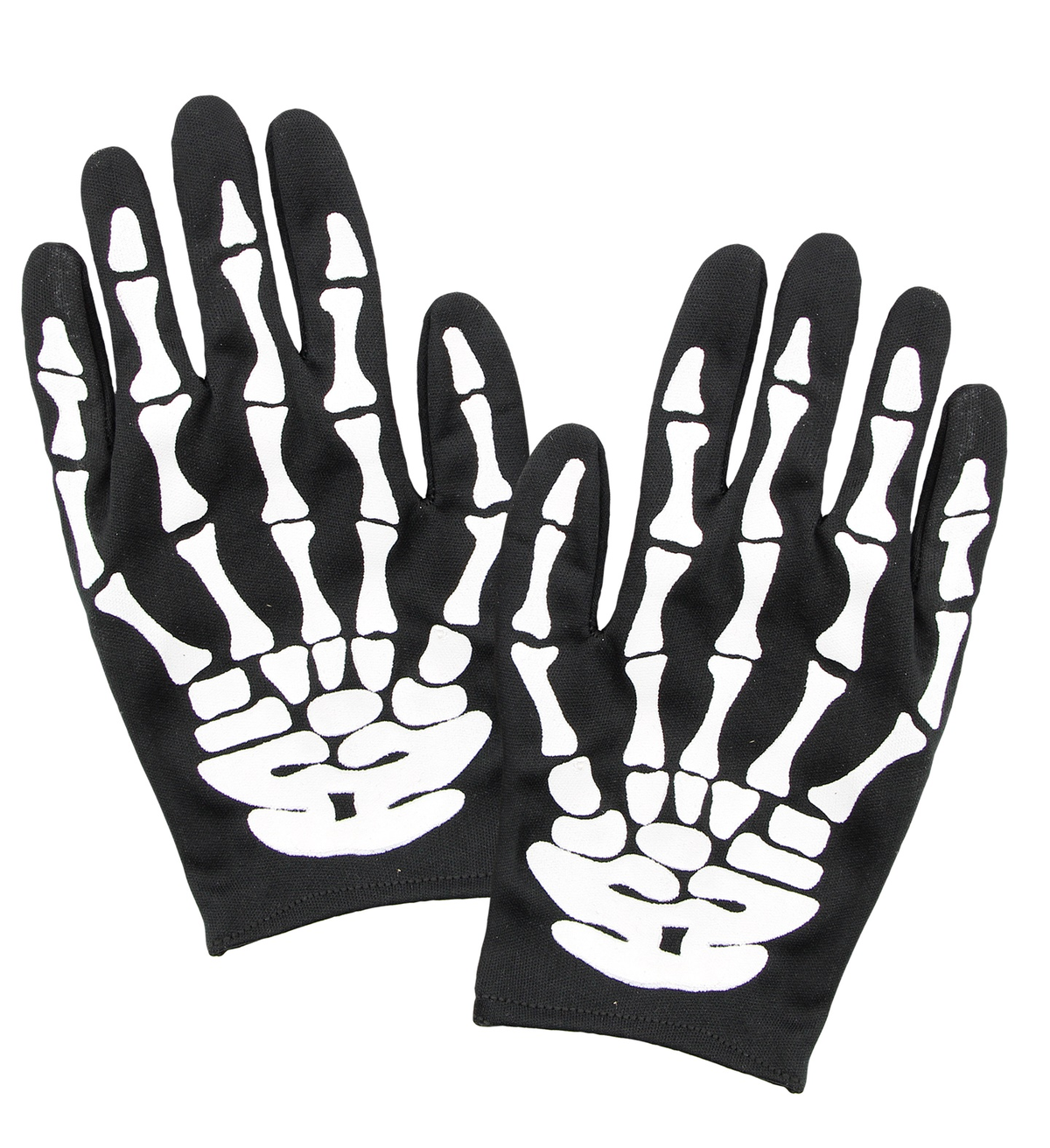 Guanti Ossa Taglia Unica Accessori Carnevale Halloween - 34276
