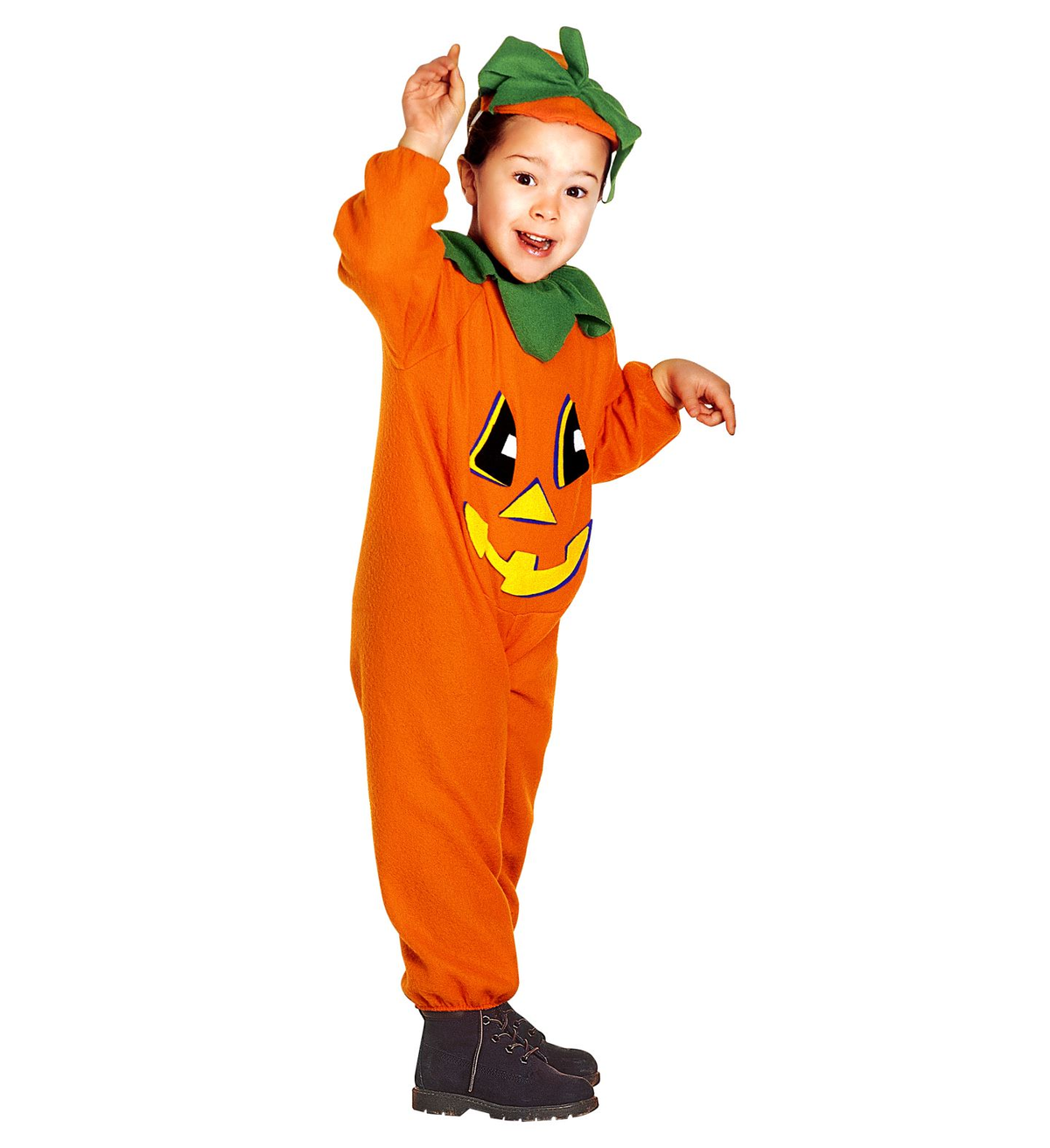 Vestito Carnevale Zucca Travestimento Costume per Halloween da Bambino - 3618
