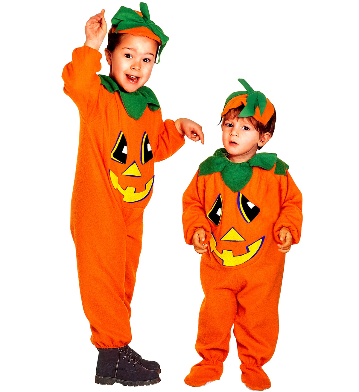 Vestito Carnevale Zucca Travestimento Costume per Halloween da Bambino - 3618