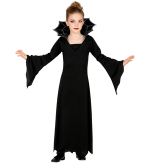 Vestito Carnevale Vampiressa Travestimento Costume per Halloween da Bambino - 5238