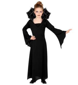 Vestito Carnevale Vampiressa Travestimento Costume per Halloween da Bambino - 5238