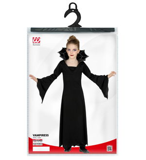 Vestito Carnevale Vampiressa Travestimento Costume per Halloween da Bambino - 5238