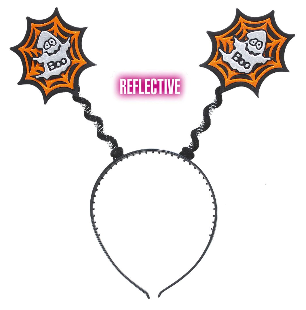 Cerchietto con Fantasma Riflettente Accessori per Abito Vestito Travestimento Carnevale Halloween - 5329e