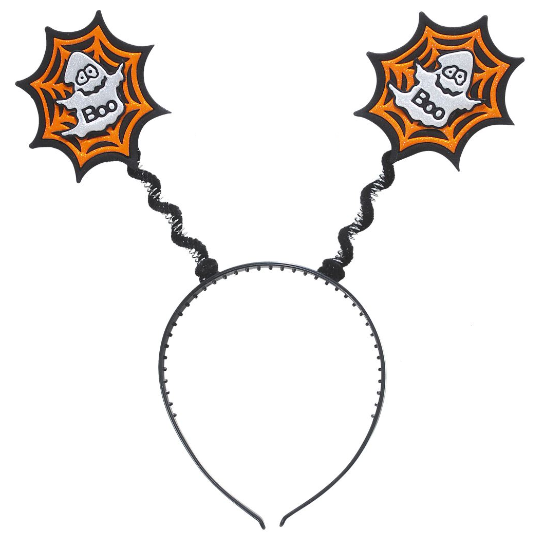 Cerchietto con Fantasma Riflettente Accessori per Abito Vestito Travestimento Carnevale Halloween - 5329e