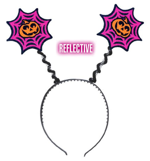 Cerchietto con Zucca Riflettente Accessori per Abito Vestito Travestimento Carnevale Halloween - 5329e