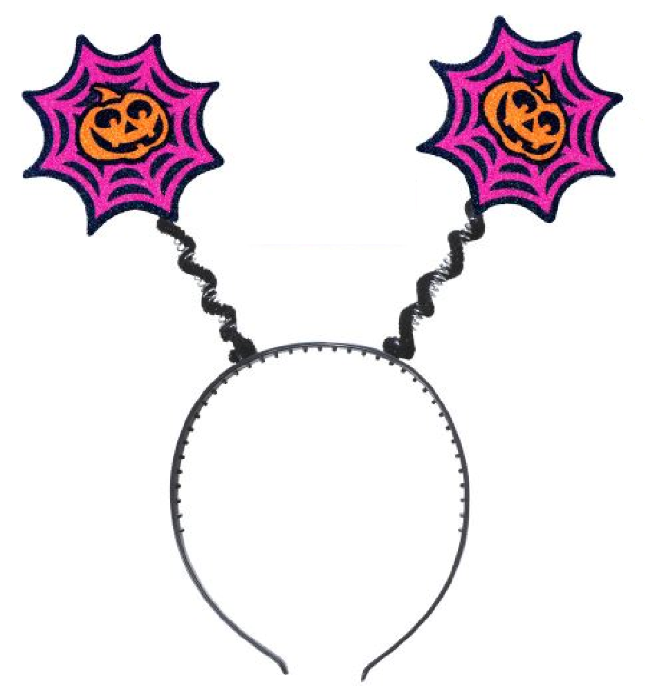 Cerchietto con Zucca Riflettente Accessori per Abito Vestito Travestimento Carnevale Halloween - 5329e