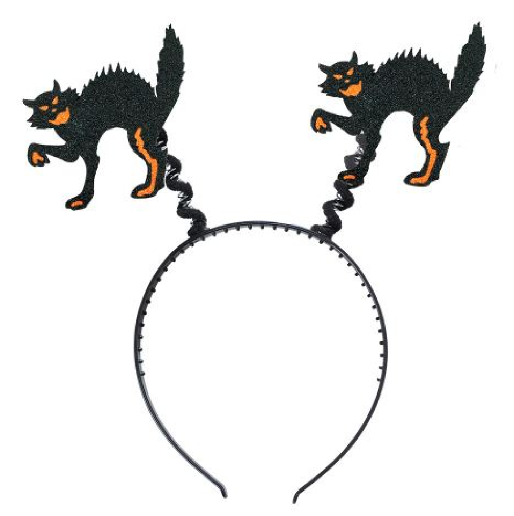 Cerchietto con Gatto Riflettente Accessori per Abito Vestito Travestimento Carnevale Halloween - 5329e