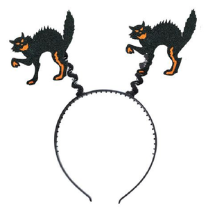 Cerchietto con Gatto Riflettente Accessori per Abito Vestito Travestimento Carnevale Halloween - 5329e