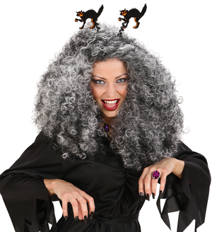 Cerchietto con Gatto Riflettente Accessori per Abito Vestito Travestimento Carnevale Halloween - 5329e