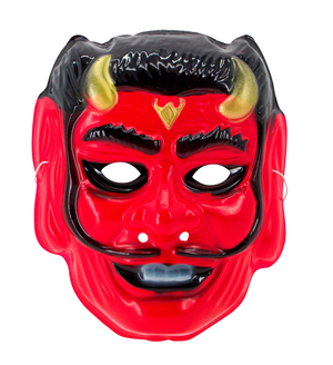 Maschera Demone Accessori Travestimento Halloween Bambino - 5448h
