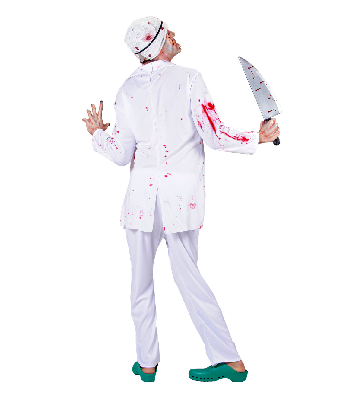 Vestito Carnevale Dottore Zombie Travestimento Costume Halloween Adulto - 9485