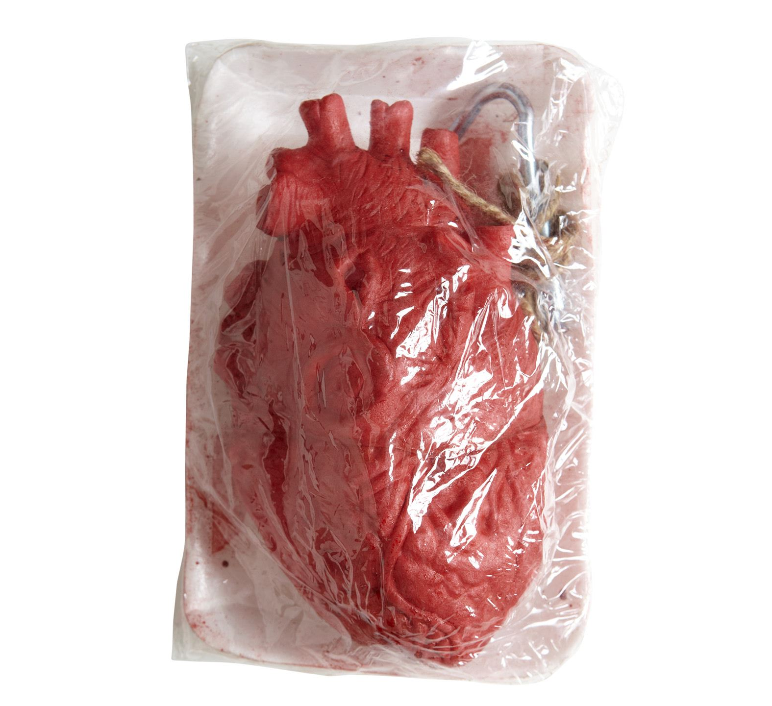 Decorazione Cuore Insanguinato 19 CM Accessorio Travestimento Halloween - 01034