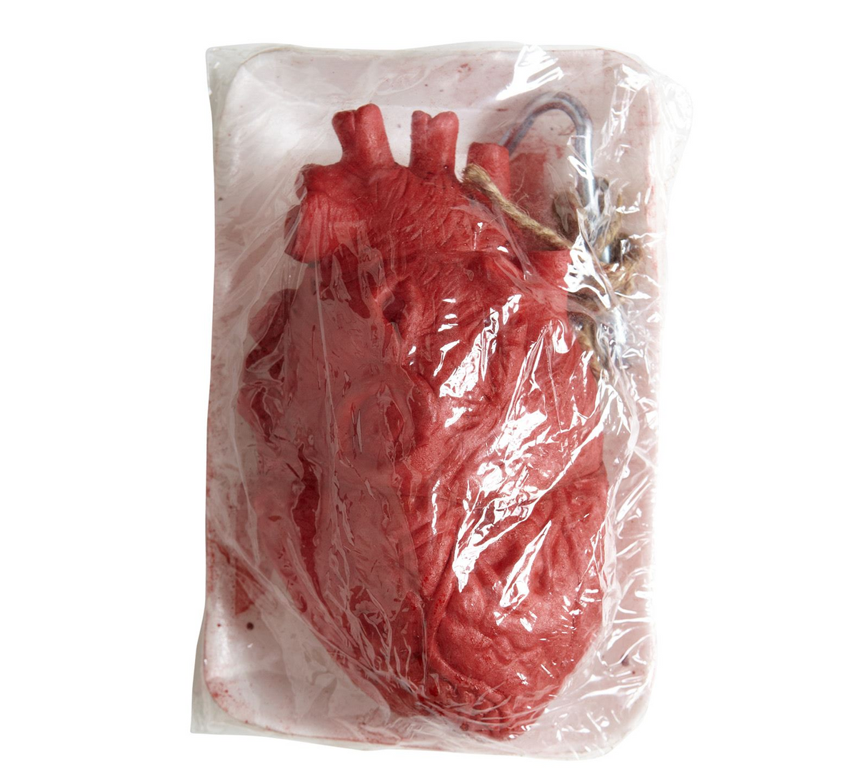 Decorazione Cuore Insanguinato 19 CM Accessorio Travestimento Halloween - 01034