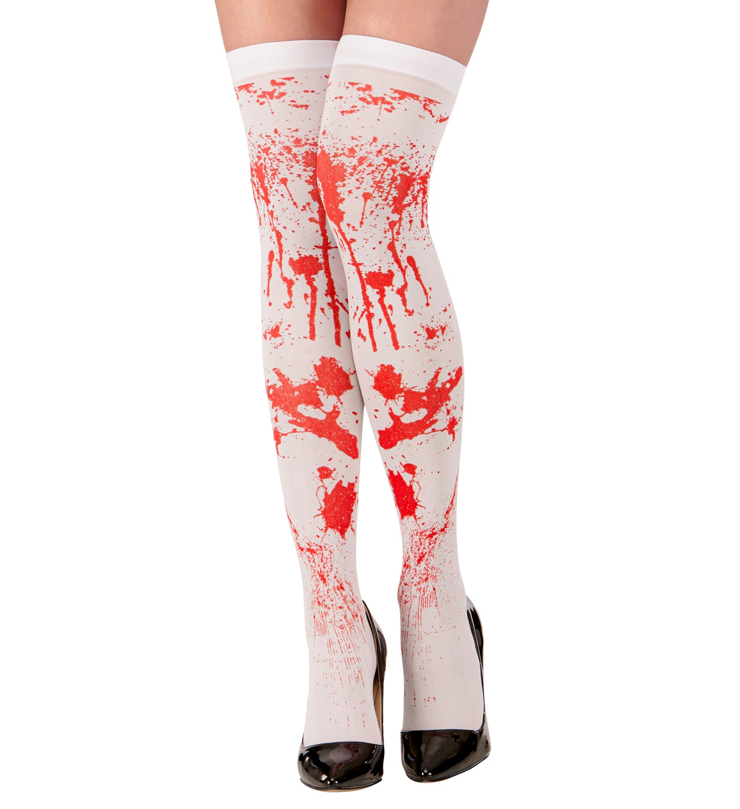 Calze Parigine Insanguinate 70 Den Tg Unica Adulto Accessorio Travestimento Halloween