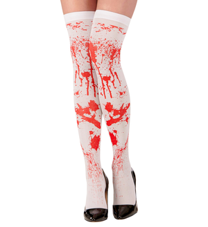Calze Parigine Insanguinate 70 Den Tg Unica Adulto Accessorio Travestimento Halloween