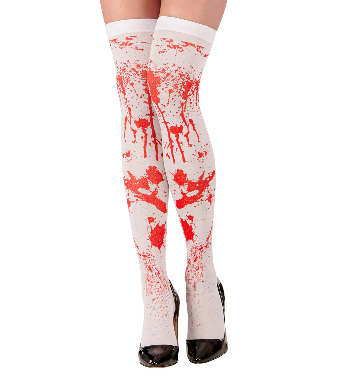Calze Parigine Insanguinate 70 Den Tg Unica Adulto Accessorio Travestimento Halloween