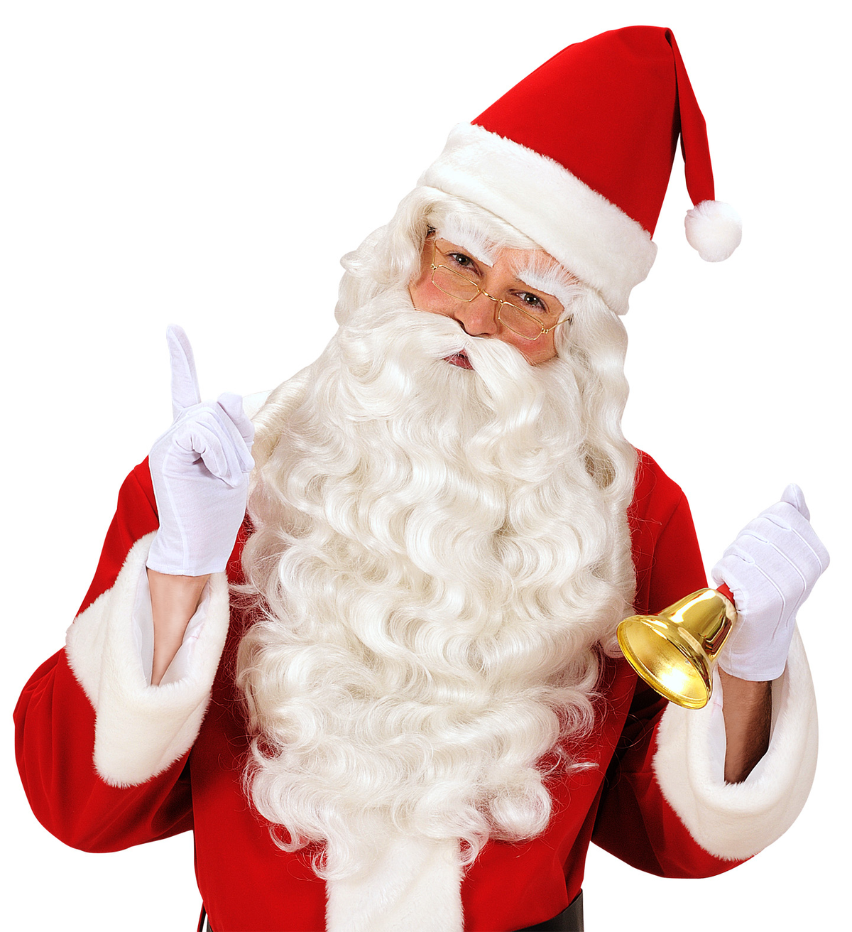 Campana di Babbo Natale 20 CM Accessorio Travestimento Costumi Natale Carnevale - 1509x