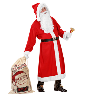 Sacco di Babbo Natale 80 X 50 CM Accessorio Travestimento Costumi Natale Carnevale - 01339