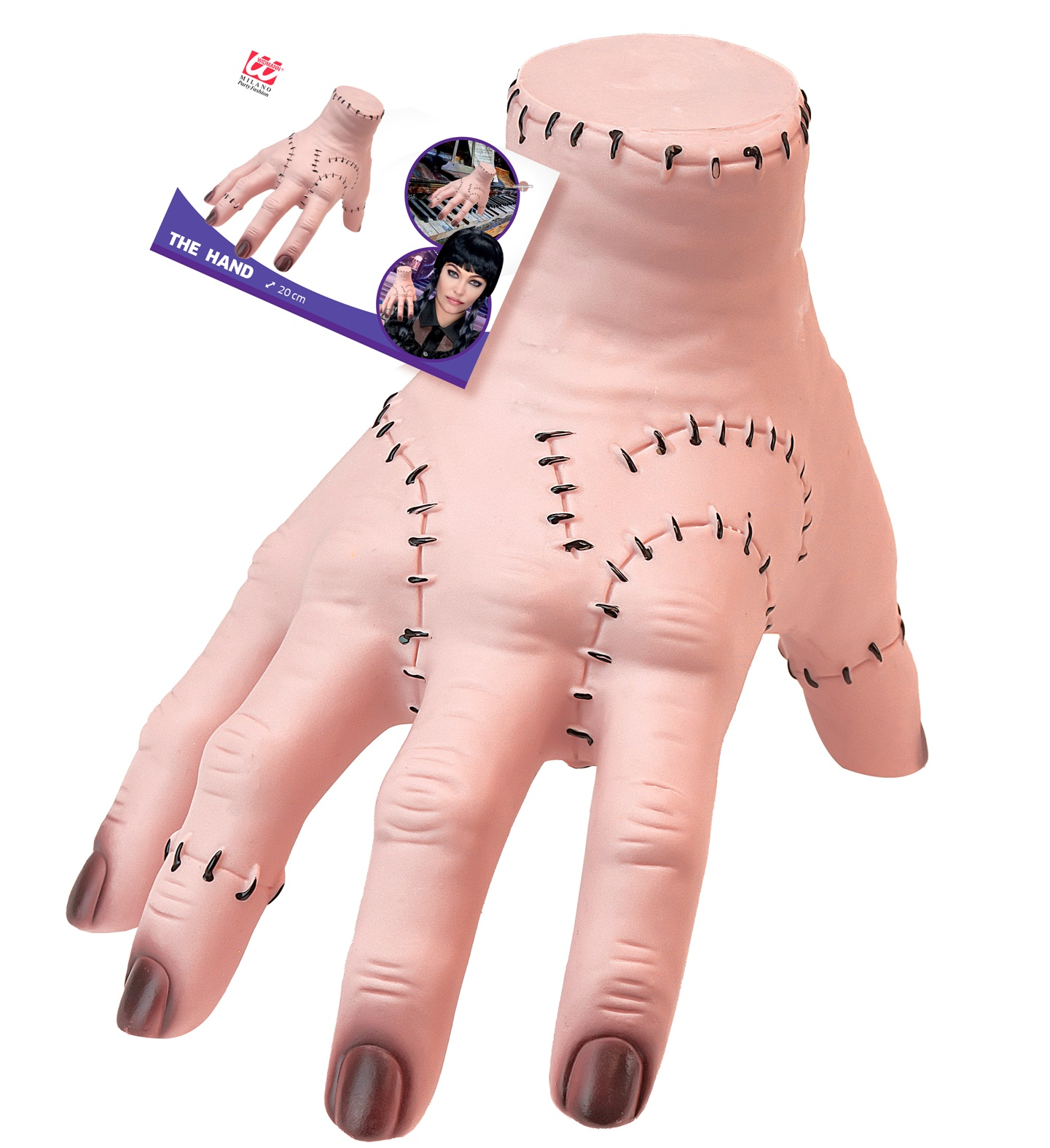 Decorazione la Mano Mercoledì Addams Accessorio Travestimento Halloween - 30156