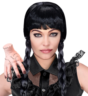 Decorazione la Mano Mercoledì Addams Accessorio Travestimento Halloween - 30156
