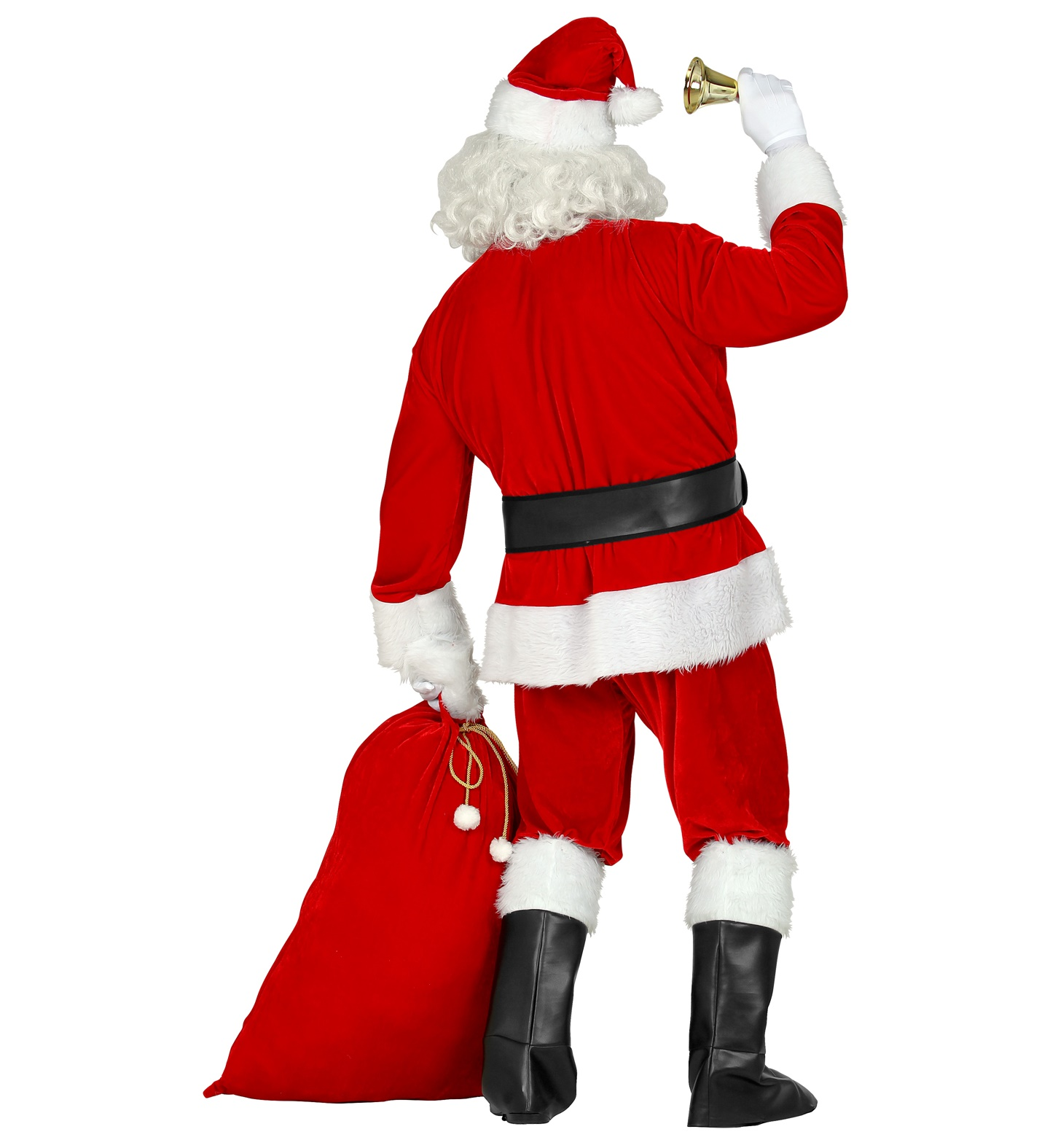 Vestito Carnevale Babbo Natale Professionale Travestimento Costume Adulto - 1066