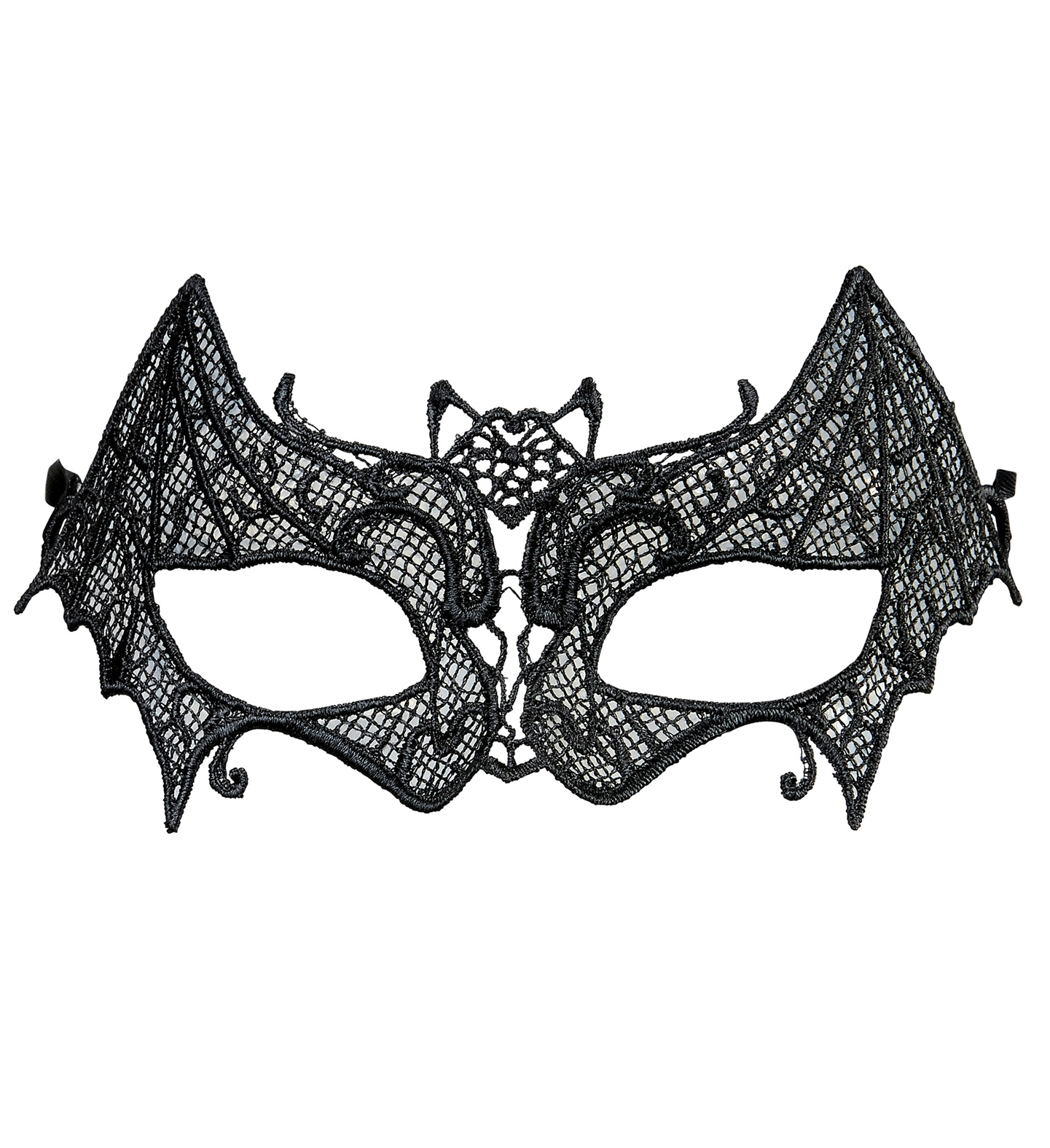 Maschera Pipistrello in Pizzo Accessori Travestimento Halloween - 04741