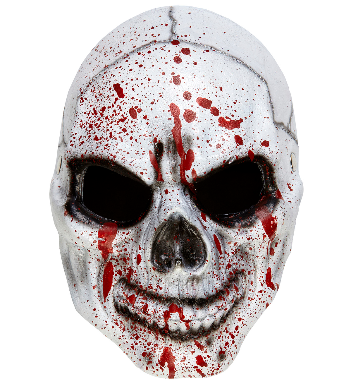 Maschera Teschio Insanguinato Mezzo Viso Accessori Travestimento Halloween - 05394