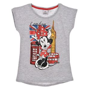 T-Shirt Maglietta Minne Manica Corta Estiva Bambina DISNEY 3/8 Anni - Ep1087grigio
