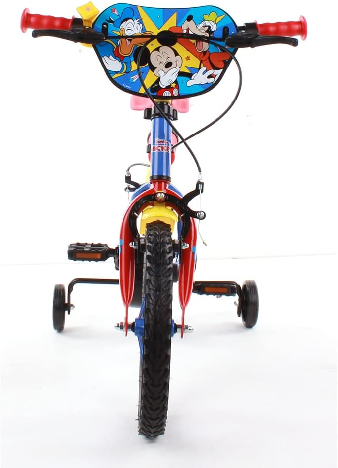 Bicicletta Mickey&friends DISNEY Topolino 14" Età 3/5 Anni con Rotelle - 21152