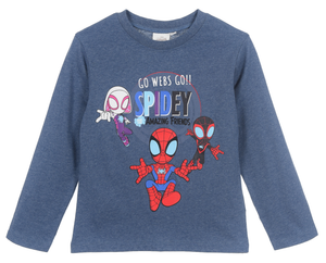 T-Shirt M.l. Spidey MARVEL Bambino Sun City 2/5 Anni - Xh1174blu