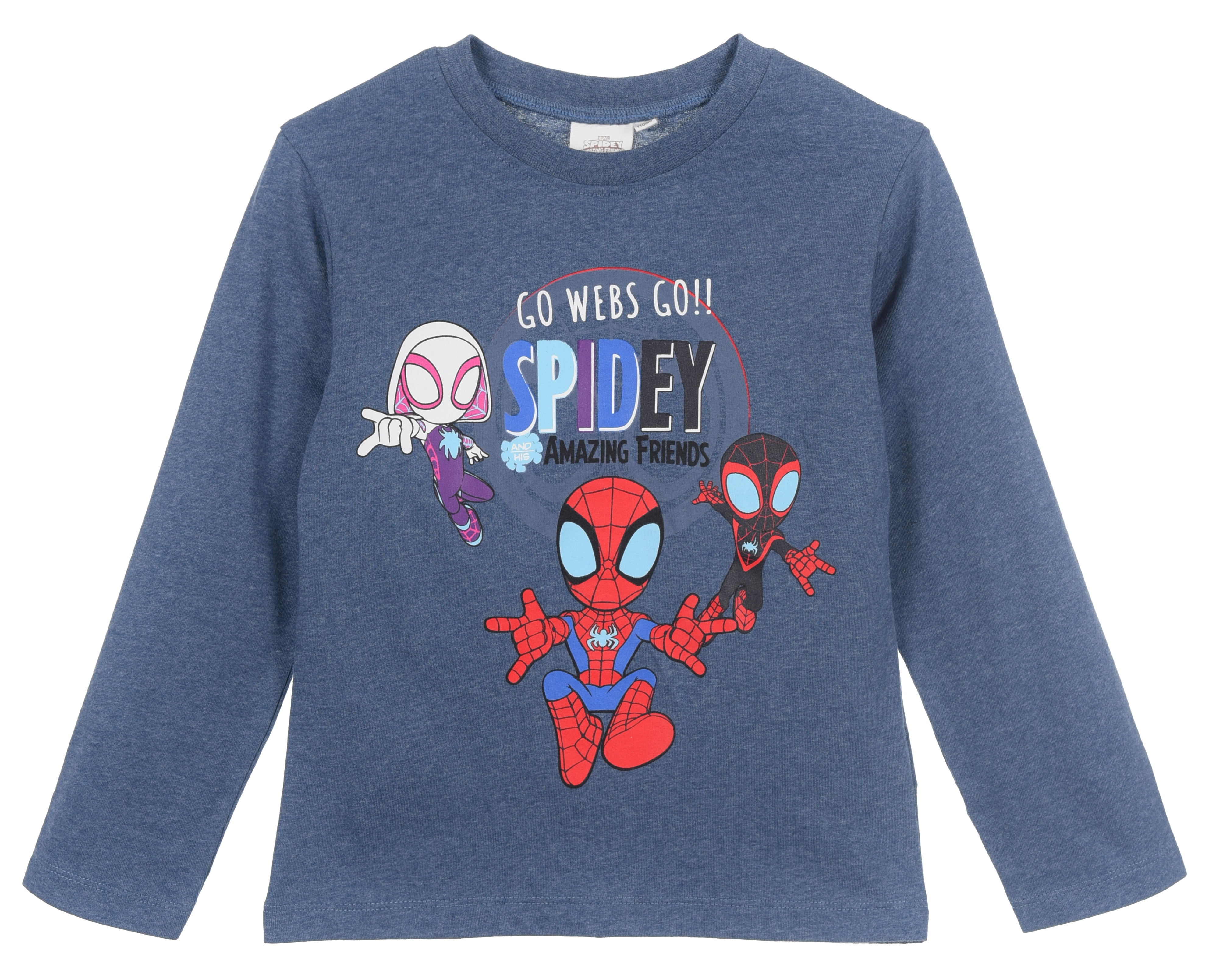 T-Shirt M.l. Spidey MARVEL Bambino Sun City 2/5 Anni - Xh1174blu