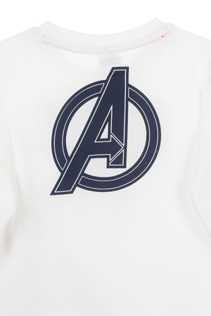 T-Shirt M.l. Capitan America MARVEL Bambino Ragazzo Sun City 4/10 Anni - Xh1177bianco