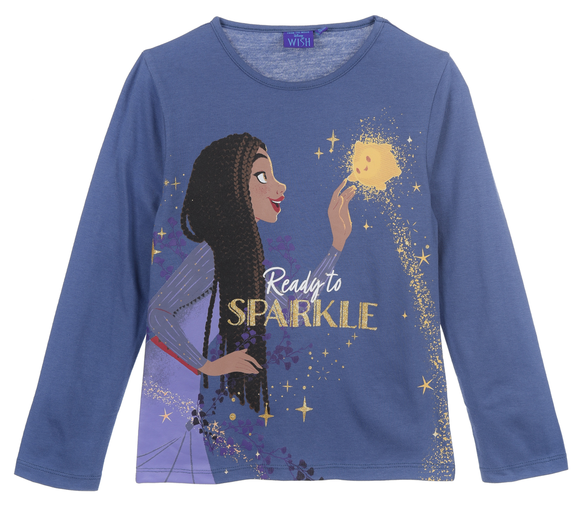 T-Shirt M.l. Wish DISNEY Maglietta Bambina Sun City 3/8 Anni - Xh1328blu