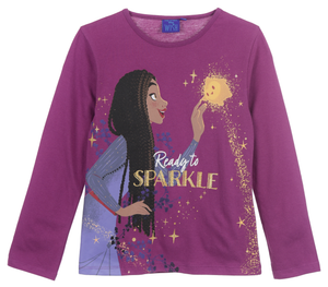 T-Shirt M.l.wish DISNEY Maglietta Bambina Sun City 6/12 Anni - Xh1328viola