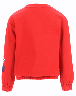 Felpa Minnie Mouse DISNEY 3/8 Anni Maglietta Sun City - Xh1403rosso
