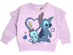 Felpa Lilo & Stitch DISNEY DISNEY 3/8 Anni Maglietta Sun City - Xh1230viola
