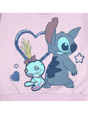 Felpa Lilo & Stitch DISNEY DISNEY 3/8 Anni Maglietta Sun City - Xh1230viola
