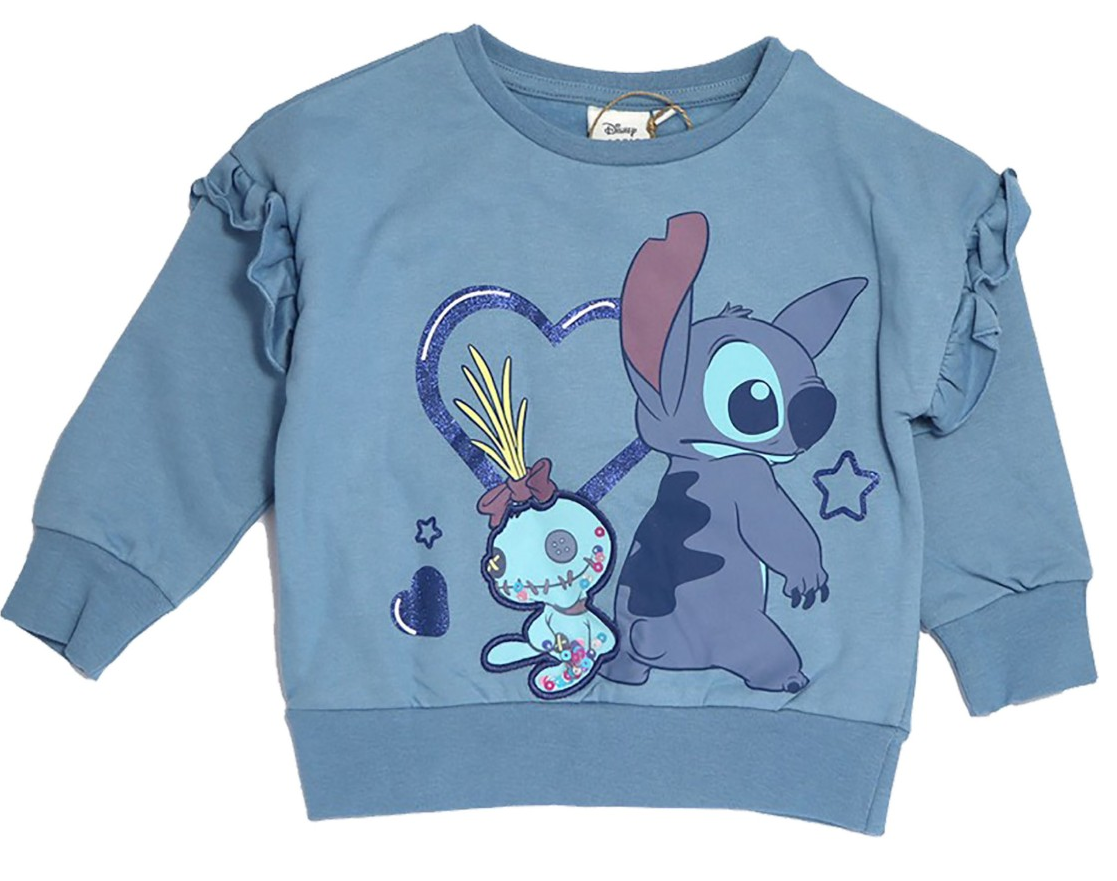 Felpa Lilo & Stitch DISNEY DISNEY 3/8 Anni Maglietta Sun City - Xh1230blu