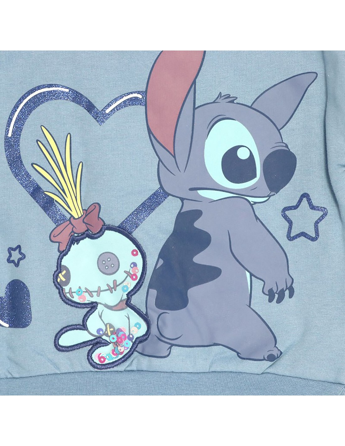 Felpa Lilo & Stitch DISNEY DISNEY 3/8 Anni Maglietta Sun City - Xh1230blu