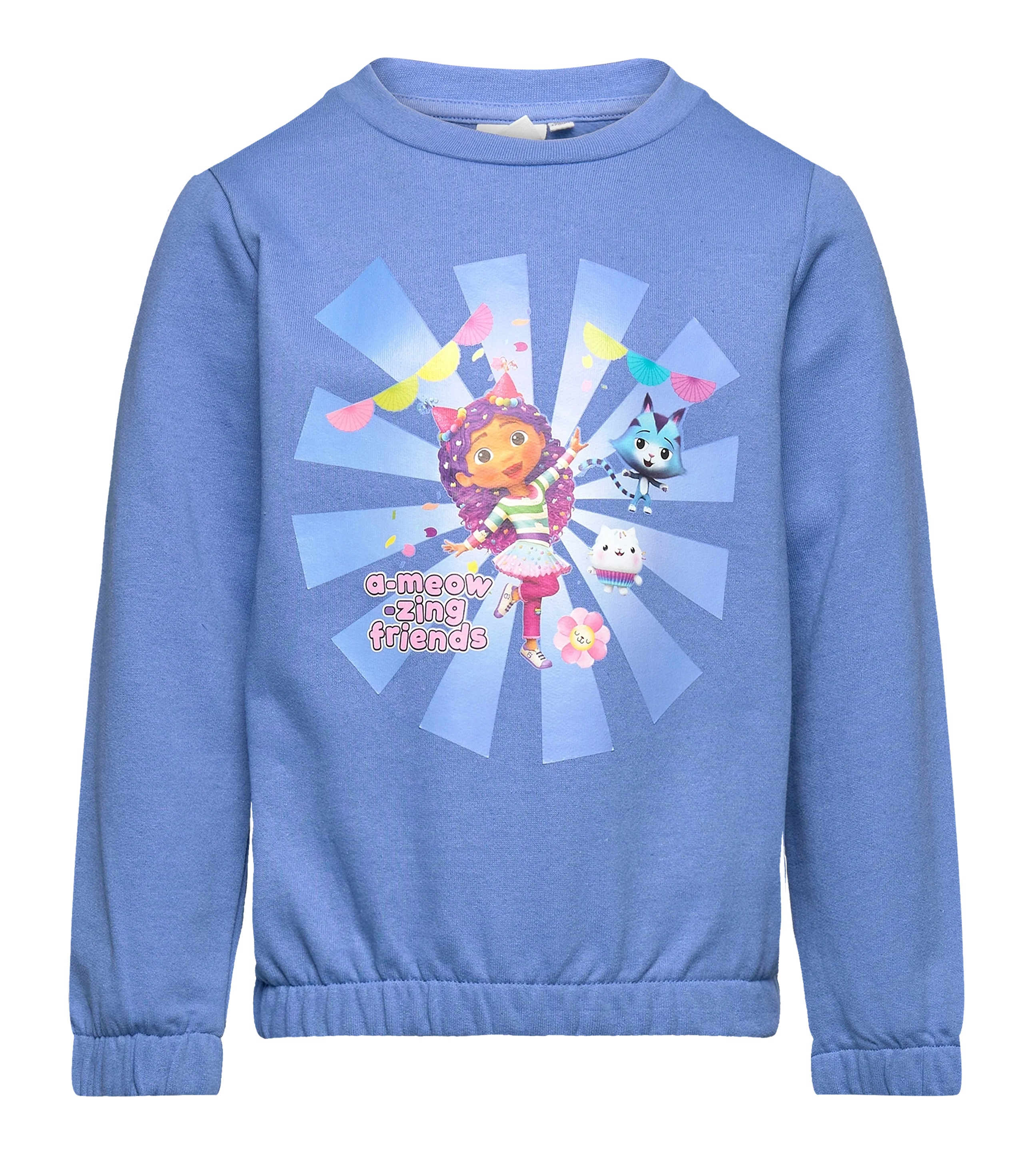 Felpa Gabby's Dollhouse 3/8 Anni Maglietta Sun City - Xh1233blu