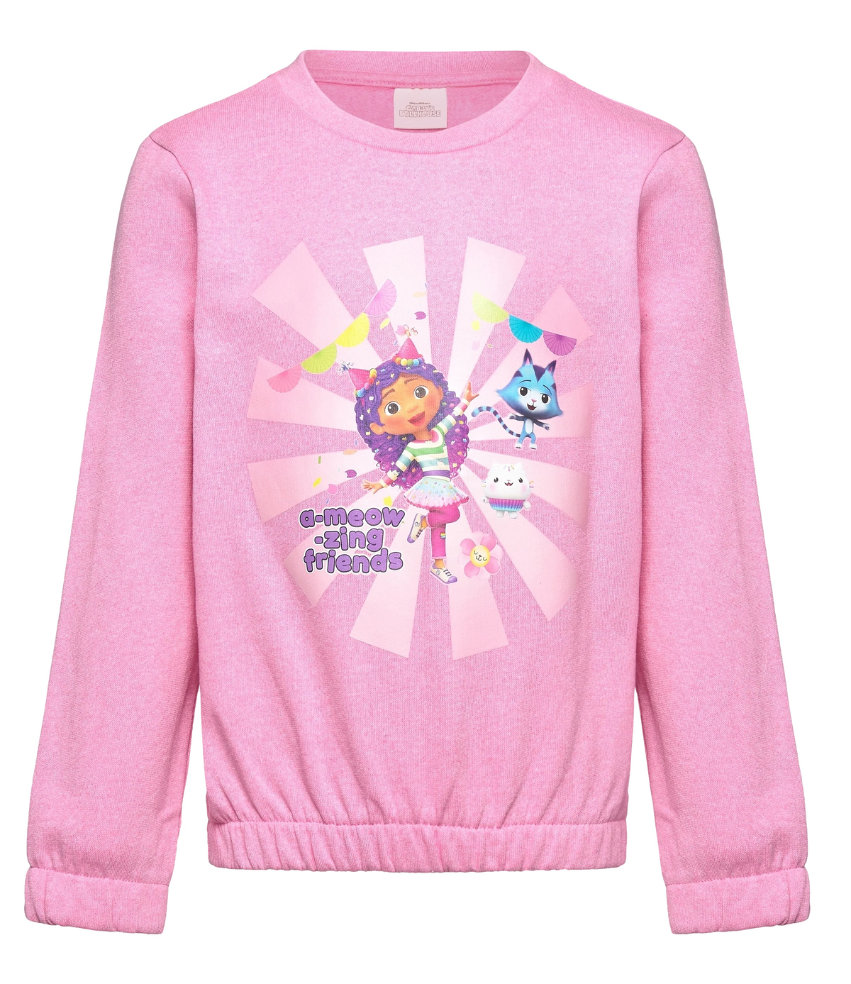 Felpa Gabby's Dollhouse 3/8 Anni Maglietta Sun City - Xh1233rosa